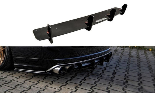 Maxton Design Racing-Diffusor für Audi D4 S8 Facelift schwarz unbearbeitet