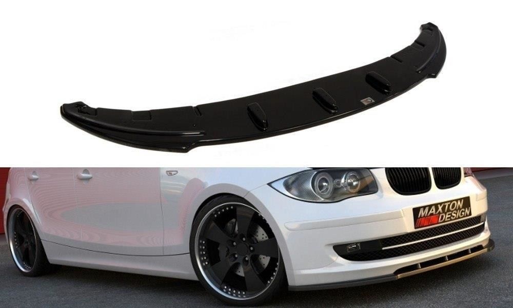 Maxton Design Frontlippe für BMW 1er E81|E87 Facelift Carbon Look