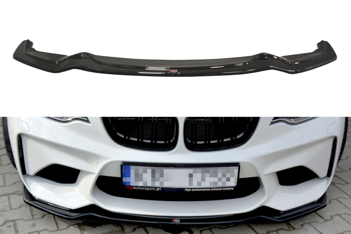 Maxton Design Frontlippe für BMW 2er F87 M2 Carbon Look