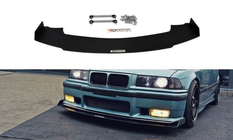 Maxton Design Racing-Frontlippe für BMW 3er E36 M3 Coupe schwarz unbearbeitet