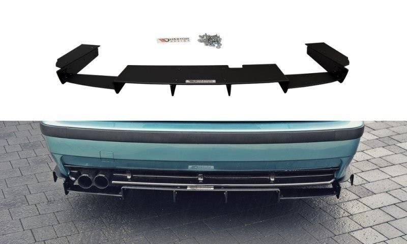 Maxton Design Racing-Diffusor für BMW 3er E36 M3 Coupe schwarz unbearbeitet