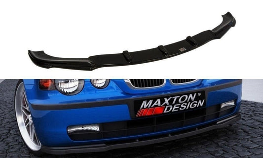 Maxton Design Frontlippe für BMW 3er E46 schwarz strukturiert