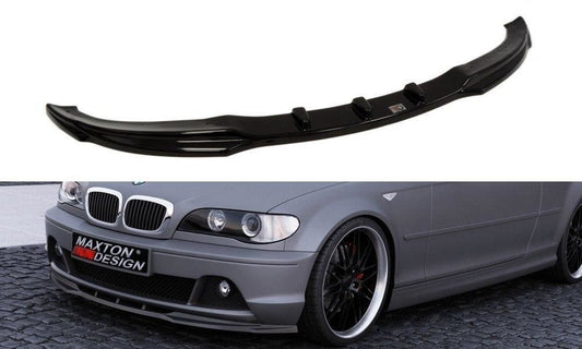 Maxton Design Frontlippe für BMW 3er E46 Facelift Coupe schwarz strukturiert