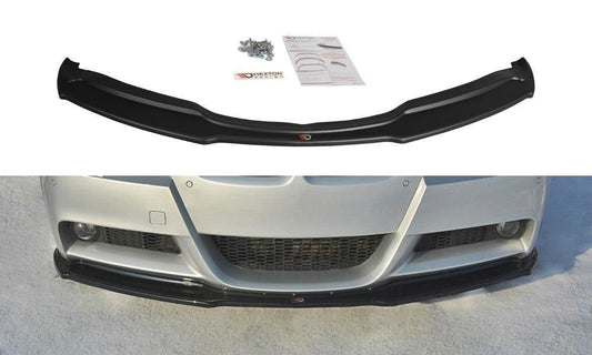 Maxton Design Frontlippe für BMW 3er E90 M-Paket schwarz hochglanz