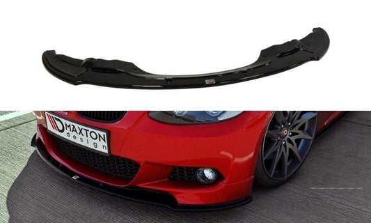 Maxton Design Frontlippe für BMW 3er E92 M-Paket Vorfacelift schwarz strukturiert