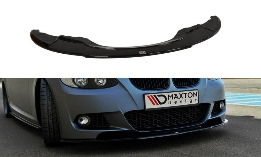 Maxton Design Frontlippe für BMW 3er E92 M-Paket schwarz hochglanz