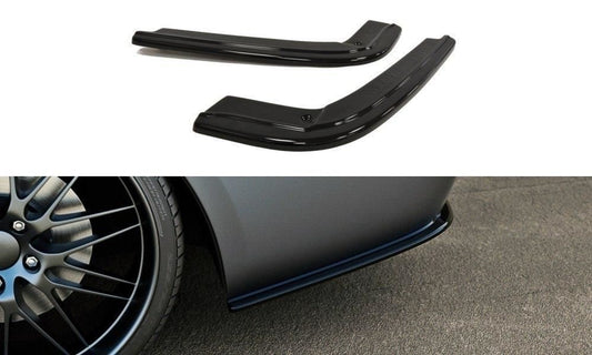 Maxton Design Diffusor-Erweiterungen für BMW 3er E92 M-Paket schwarz hochglanz