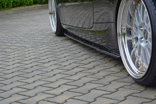 Maxton Design Seitenschweller für BMW 3er E92 M-Paket Facelift schwarz strukturiert