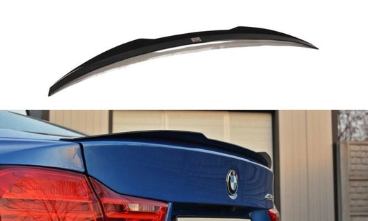 Maxton Design Spoiler für BMW 4er F32 schwarz hochglanz