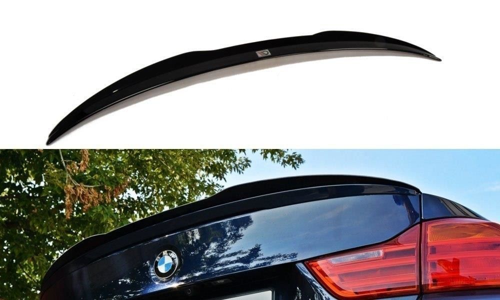Maxton Design Spoiler für BMW 4er F32 M-Paket schwarz strukturiert