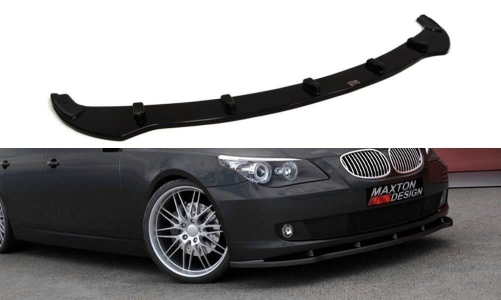 Maxton Design Frontlippe für BMW 5er E60|E61 Facelift schwarz hochglanz
