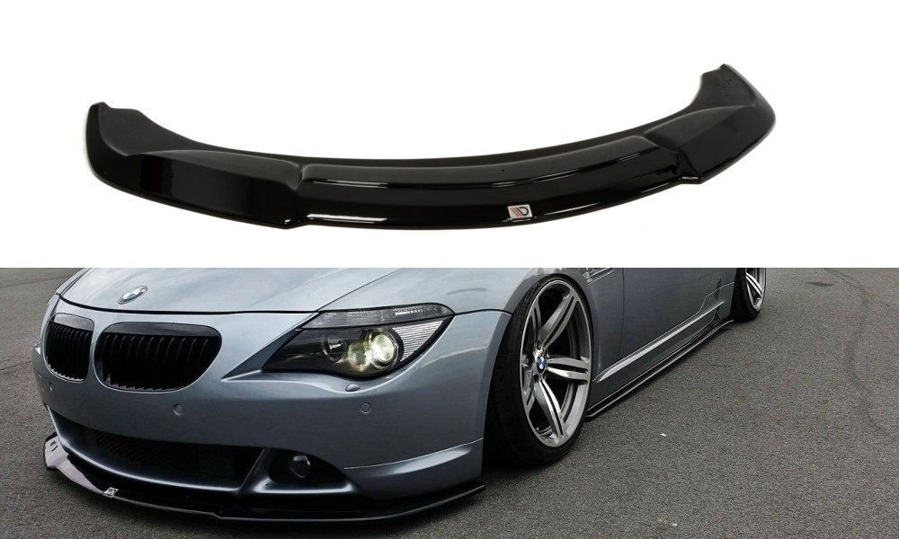 Maxton Design Frontlippe für BMW 6er E63|E64 Vorfacelift schwarz hochglanz