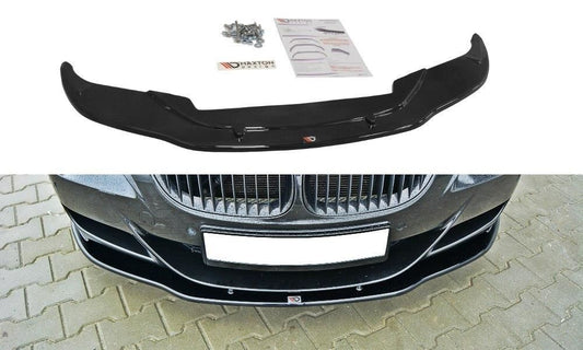 Maxton Design Frontlippe für BMW 6er E63 M6 schwarz hochglanz