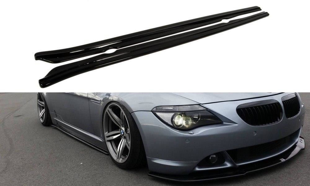 Maxton Design Seitenschweller für BMW 6er E63|E64 Vorfacelift schwarz hochglanz