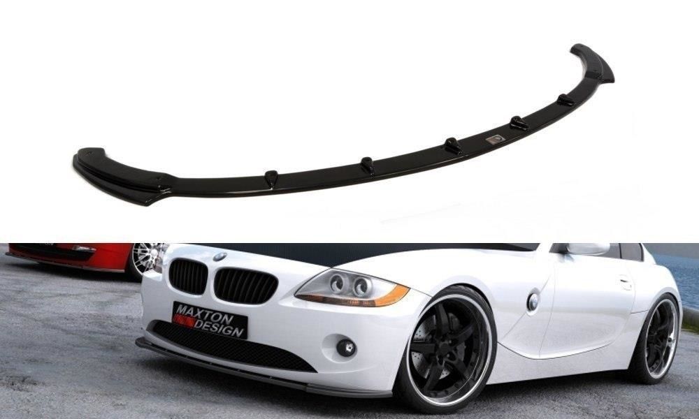 Maxton Design Frontlippe V.1 für BMW Z4 E85 Vorfacelift schwarz hochglanz