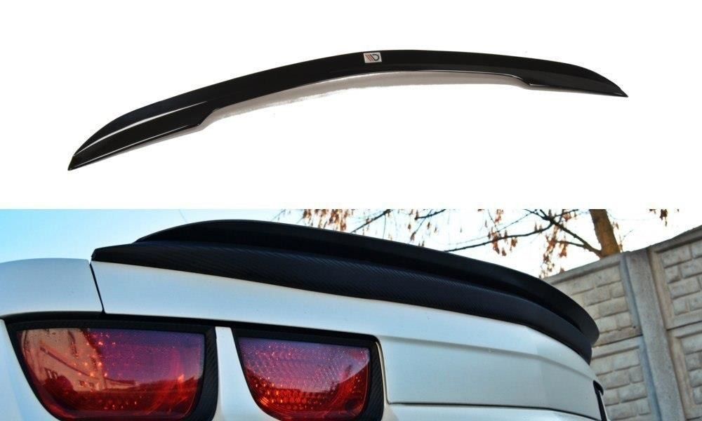 Maxton Design Spoiler für Chevrolet Camaro Vorfacelift schwarz strukturiert
