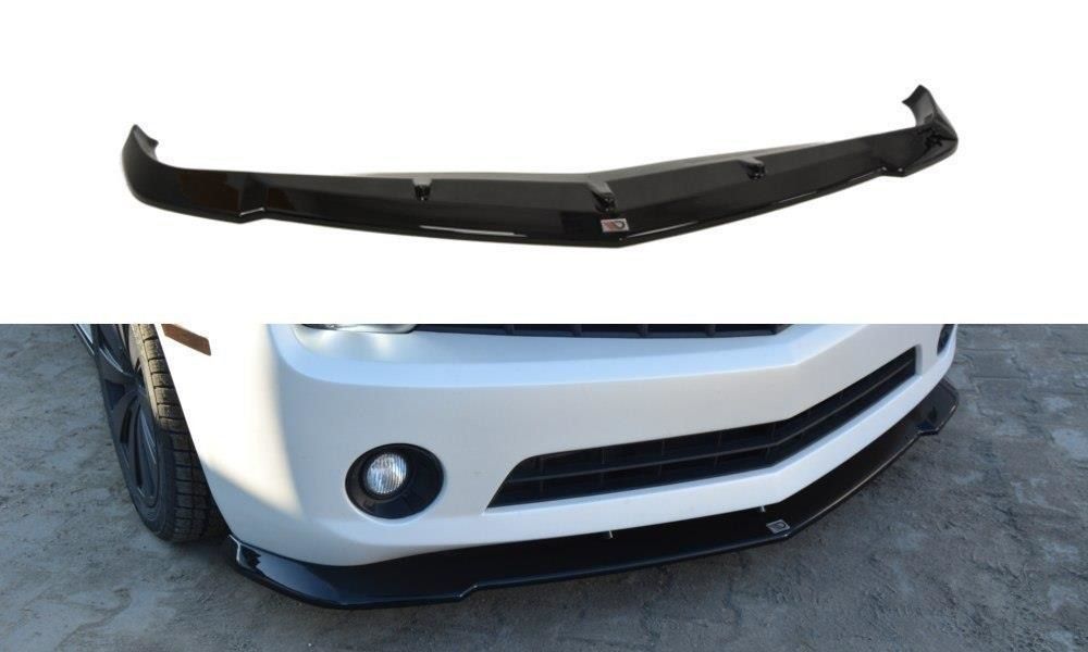 Maxton Design Frontlippe für Chevrolet Camaro Vorfacelift schwarz hochglanz
