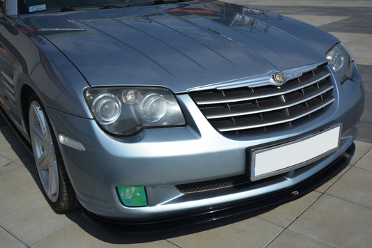 Maxton Design Frontlippe für Chrysler Crossfire schwarz strukturiert