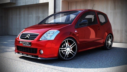 Maxton Design Frontlippe für Citroen C2 Carbon Look