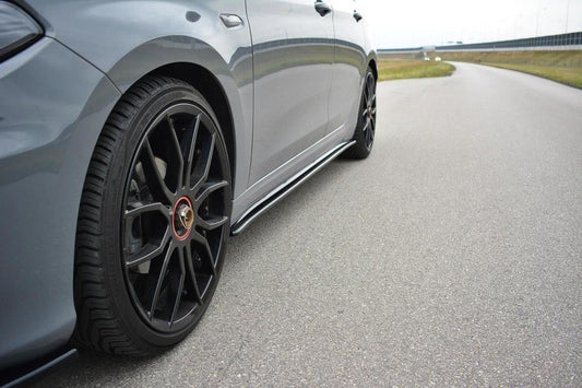 Maxton Design Seitenschweller für Fiat Tipo schwarz strukturiert