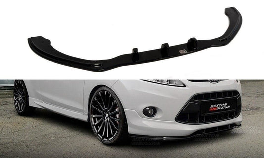 Maxton Design Frontlippe für Ford Fiesta MK7 ST-Line Carbon Look
