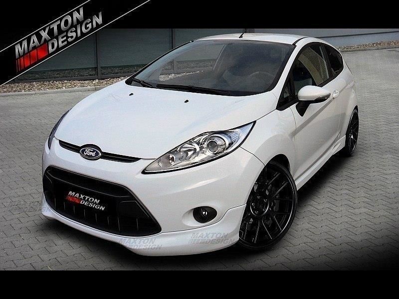 Maxton Design Front/StoÌÙstange für Ford Fiesta MK7 Vorfacelift unbearbeitet zur Lackierung