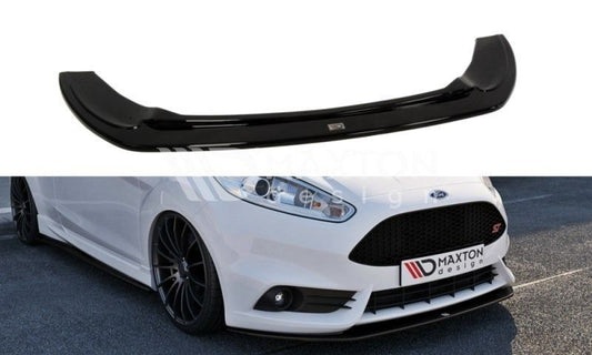 Maxton Design Frontlippe für Ford Fiesta MK7 ST Vorfacelift Carbon Look