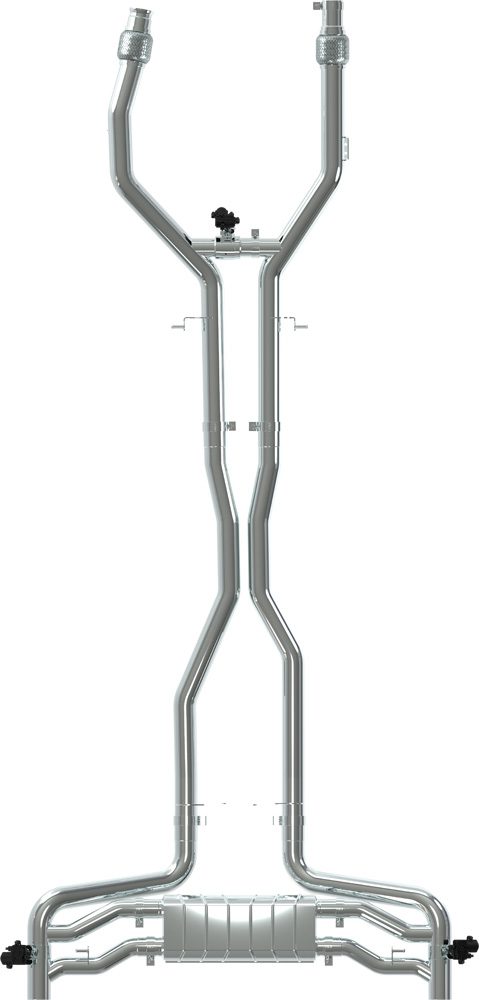 Capristo Sportauspuff Mercedes-Benz GLE63 / S AMG V167 mit CH-Gutachten