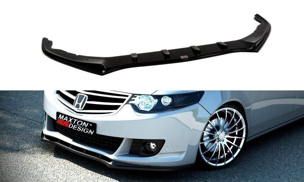 Maxton Design Frontlippe für Honda Accord MK8 Vorfacelift schwarz hochglanz