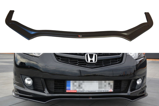Maxton Design Frontlippe für Honda Accord MK8 Vorfacelift Limousine schwarz hochglanz