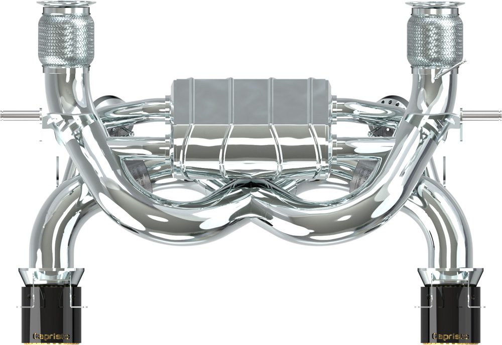 Capristo Sportauspuff Lamborghini Huracàn Evo, Lamborghini Huracàn STO und Lamborghini Huracàn Tecnica mit CH-Gutachten