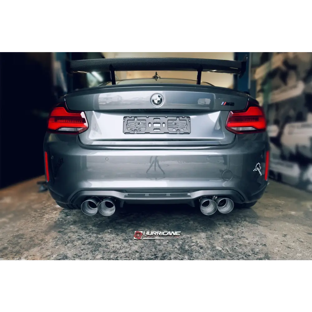 Hurricane - 3,5" Abgasanlage für BMW F87 M2 N55 370PS