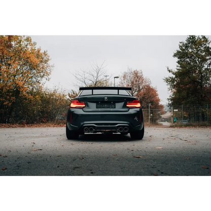 Hurricane - 3,5" Abgasanlage für BMW F87 M2 N55 370PS