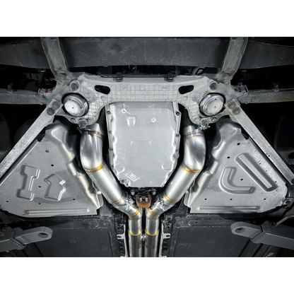 Hurricane 3,5’’ Abgasanlage für Corvette C7 Z06 - mit Schweizer Strassenzulassung - Abgasanlagen / Downpipes