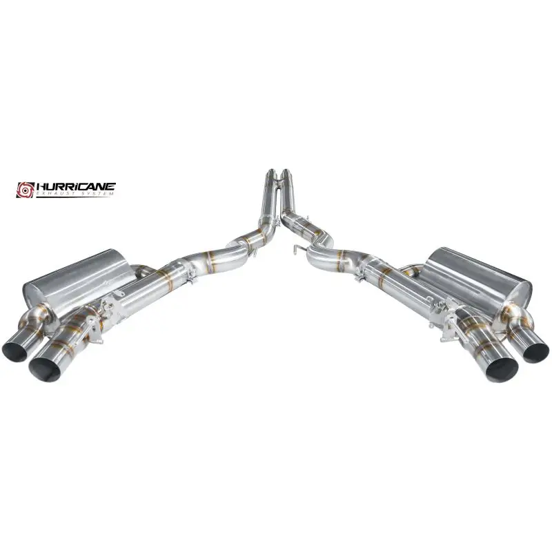 Hurricane 3,5’’ Abgasanlage für Ford Mustang 5.0 Gen. 6 VFL + FL - Abgasanlagen / Downpipes