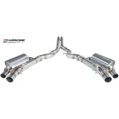 Hurricane 3,5’’ Abgasanlage für Ford Mustang 5.0 Gen. 6 VFL + FL - Abgasanlagen / Downpipes