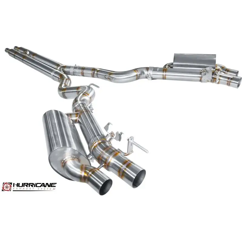 Hurricane 3,5’’ Abgasanlage für Ford Mustang 5.0 Gen. 6 VFL + FL - Abgasanlagen / Downpipes