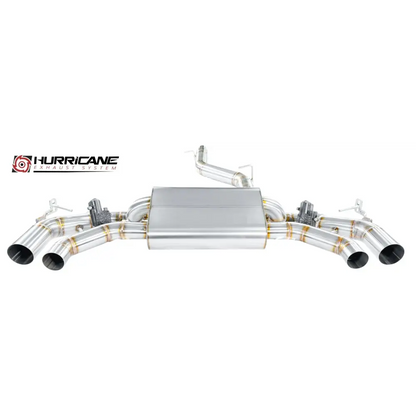 Hurricane 3,5’’ Abgasanlage für Golf 8 R VFL 320PS - Abgasanlagen / Downpipes