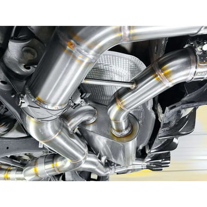 Hurricane 3,5’’ Abgasanlage für Golf 8 R VFL 333PS Performance - Abgasanlagen / Downpipes