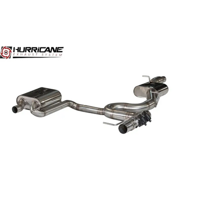 Hurricane 3,5’’ Abgasanlage für VW Golf 7 R Variant 300PS VFL V1 - Ohne Blenden / an Serie - Abgasanlagen / Downpipes