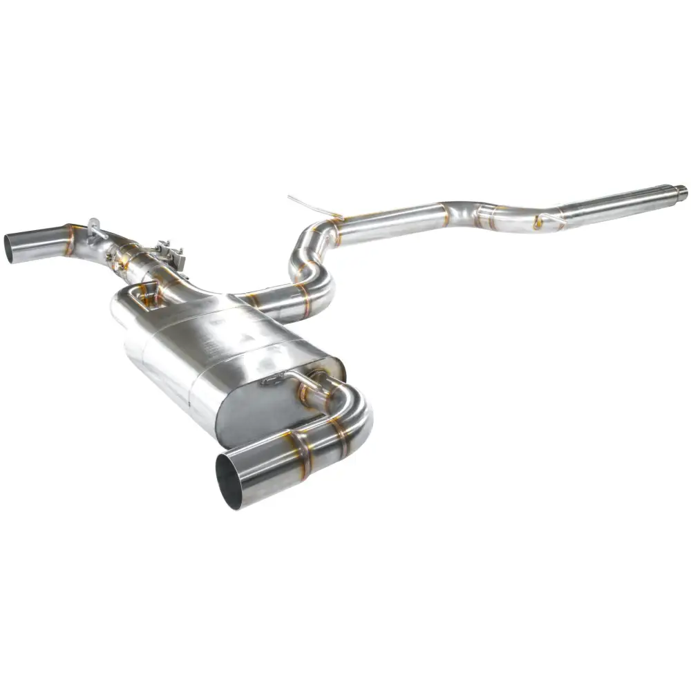 Hurricane 3,5’’ Abgasanlage Golf 8,5 GTI Clubsport 300PS FWD mit CH-Zulassung - Abgasanlagen / Downpipes