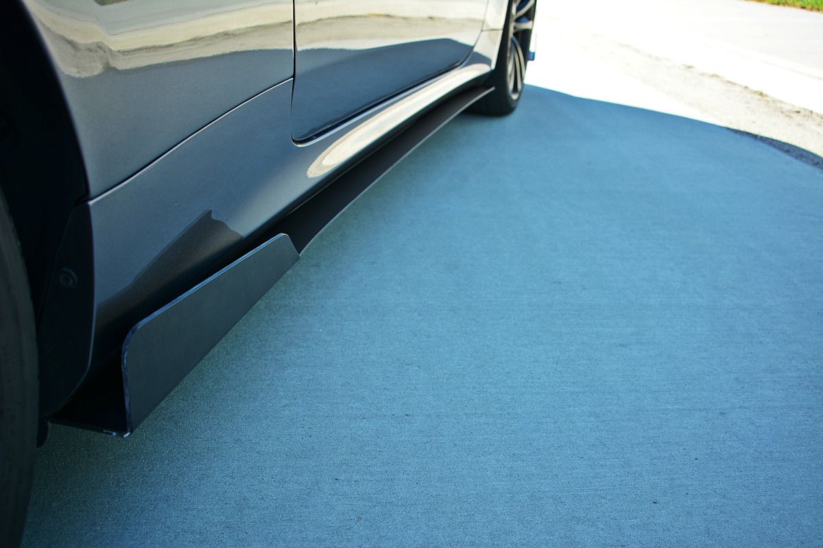 Maxton Design Racing-Seitenschweller für Hyundai Genesis schwarz unbearbeitet