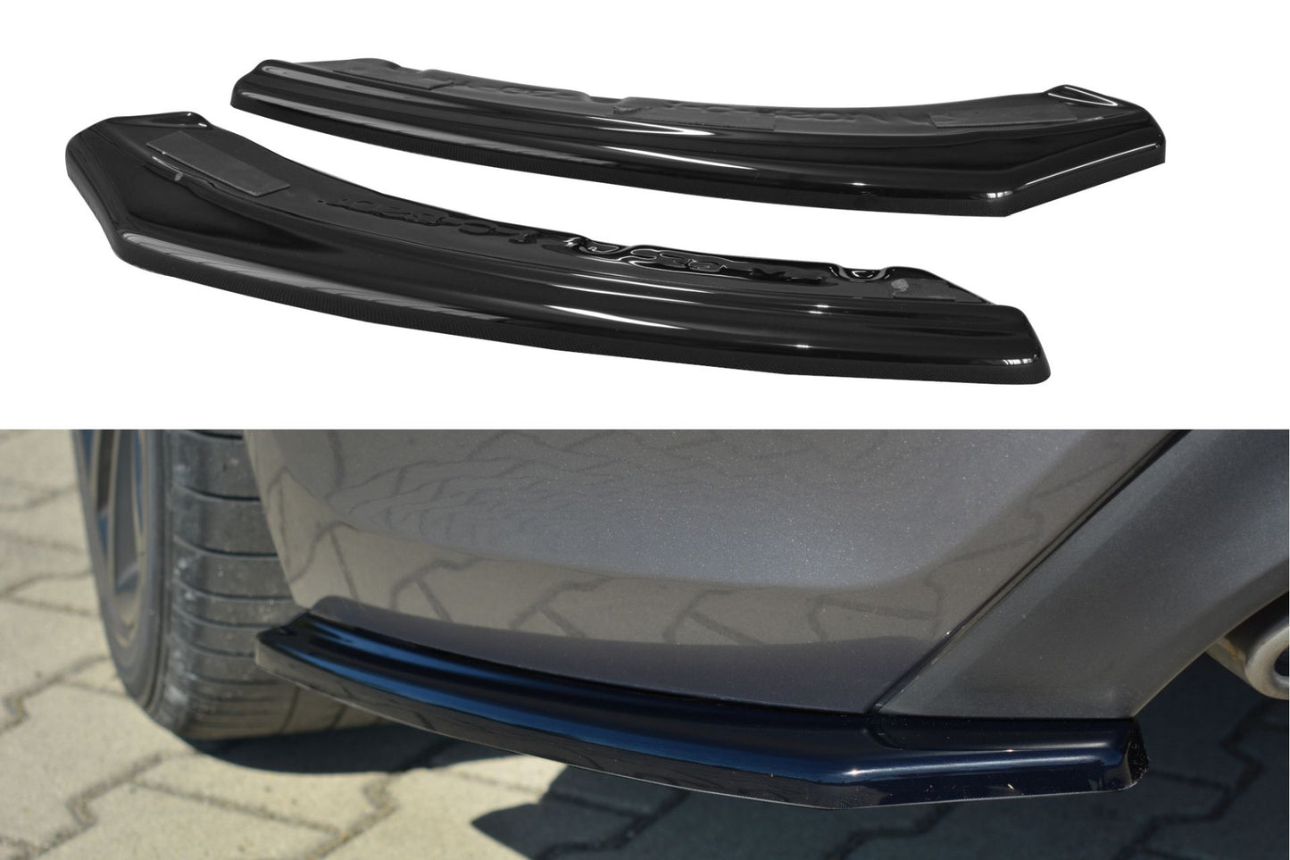 Maxton Design Diffusor-Erweiterungen für Hyundai Genesis Carbon Look