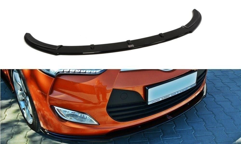Maxton Design Frontlippe für Hyundai Veloster Carbon Look