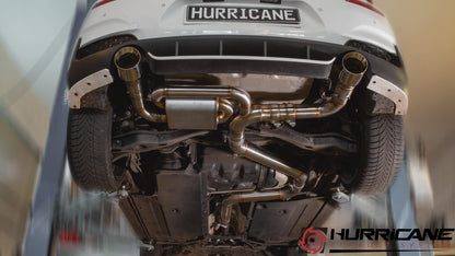 Hurricane 3,5" Abgasanlage für Hyundai i30 N OPF Hatchback, Performance OPF, Project C OPF 250-275PS V2