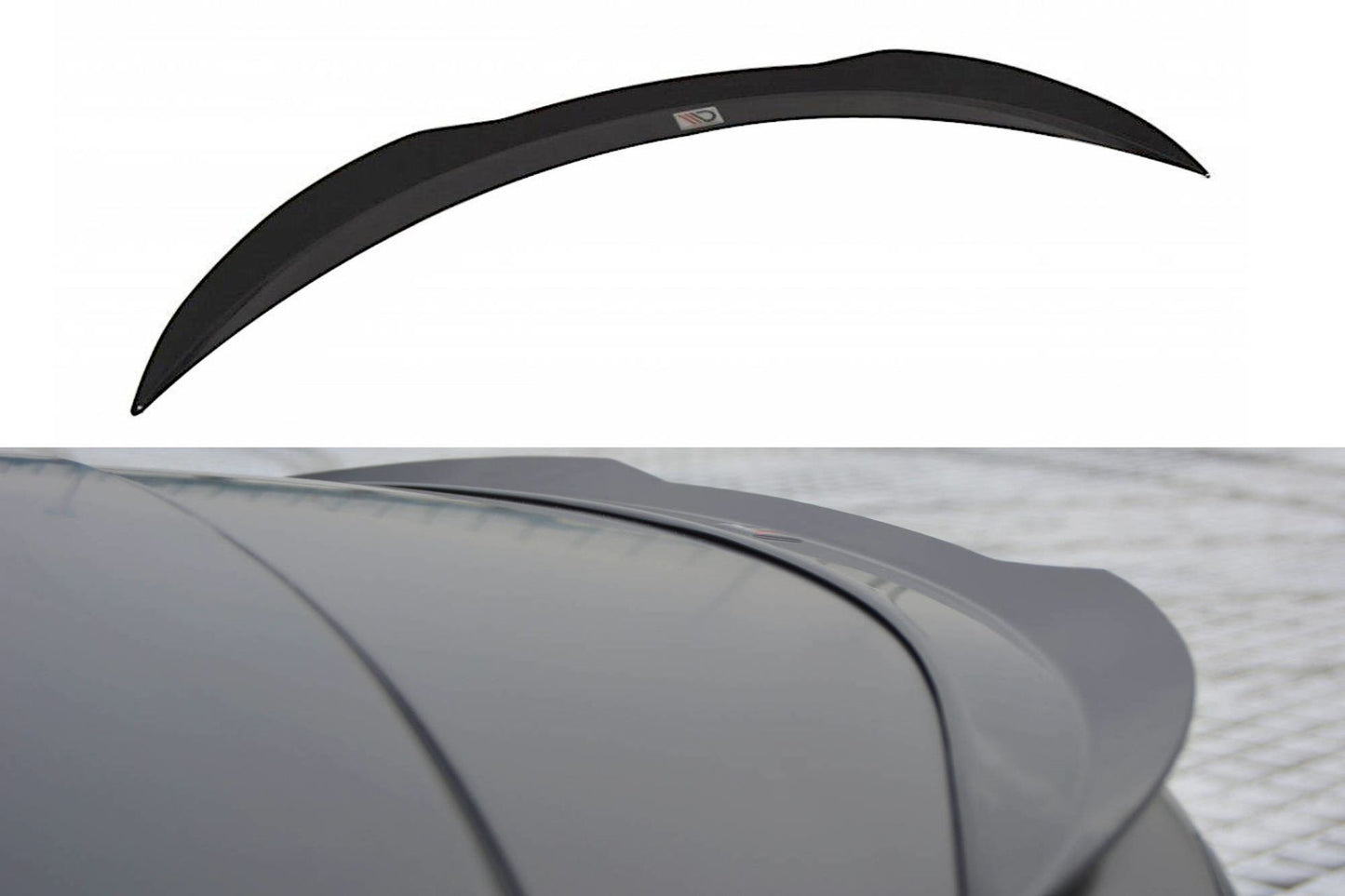 Maxton Design Spoiler Aufsatz für Jaguar XF Carbon Look
