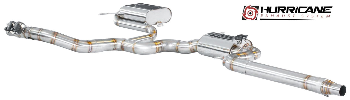 Hurricane 3,5" Abgasanlage für Skoda Octavia RS 245PS OPF 5E V3