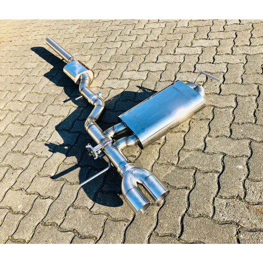 L-Performance - Audi S3 8L Klappenabgasanlage 3 Zoll - Abgasanlagen / Downpipes