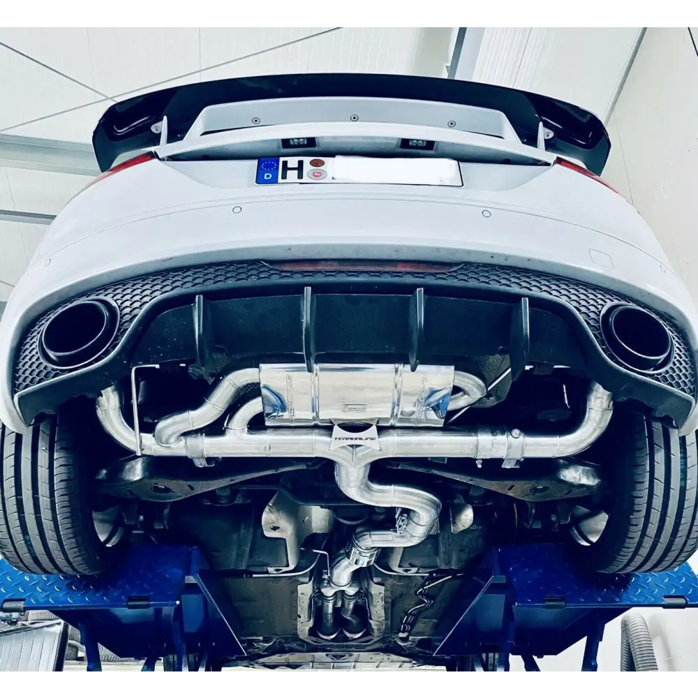 L-Performance - Audi TT RS 8J - Klappenauspuff Terrorline 3,5Zoll mit CH Zulassung - Adapter auf Serie / CEPA (250KW)