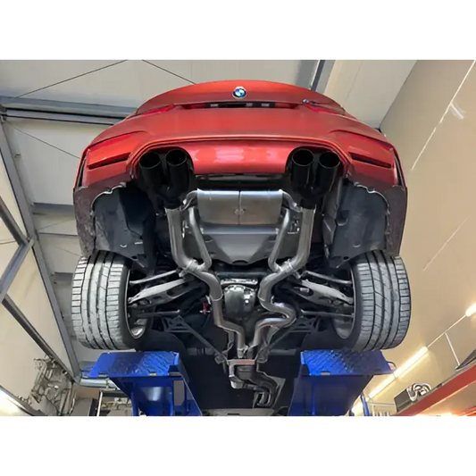 L-Performance - BMW M3 M4 F8x / Competition - 2x 3 Zoll Xtreme Klappenauspuffanlage equal length - Abgasanlagen